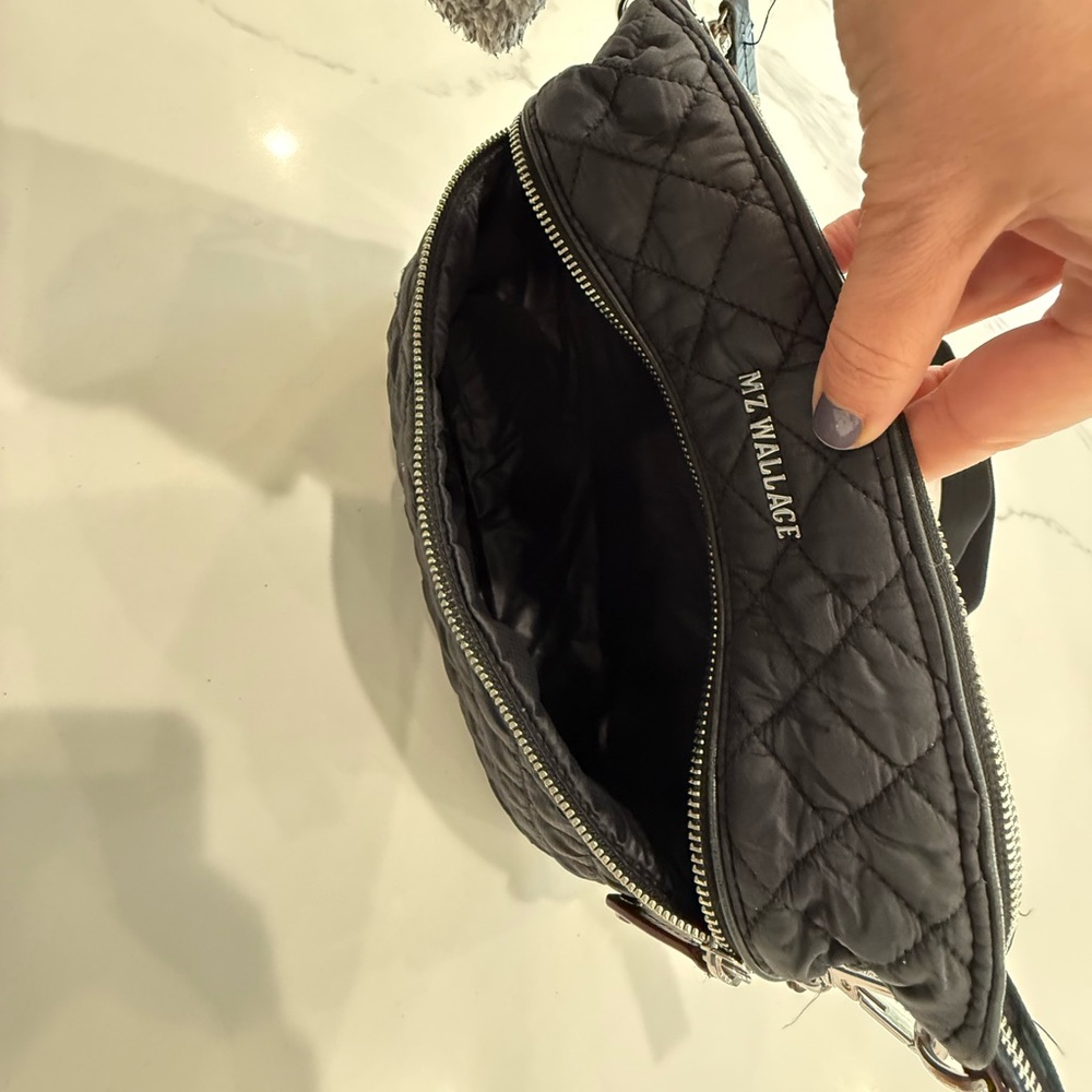 MZ Wallace Crosby black quilted nylon  Crossbody Bag One size - Picture 6 of 10